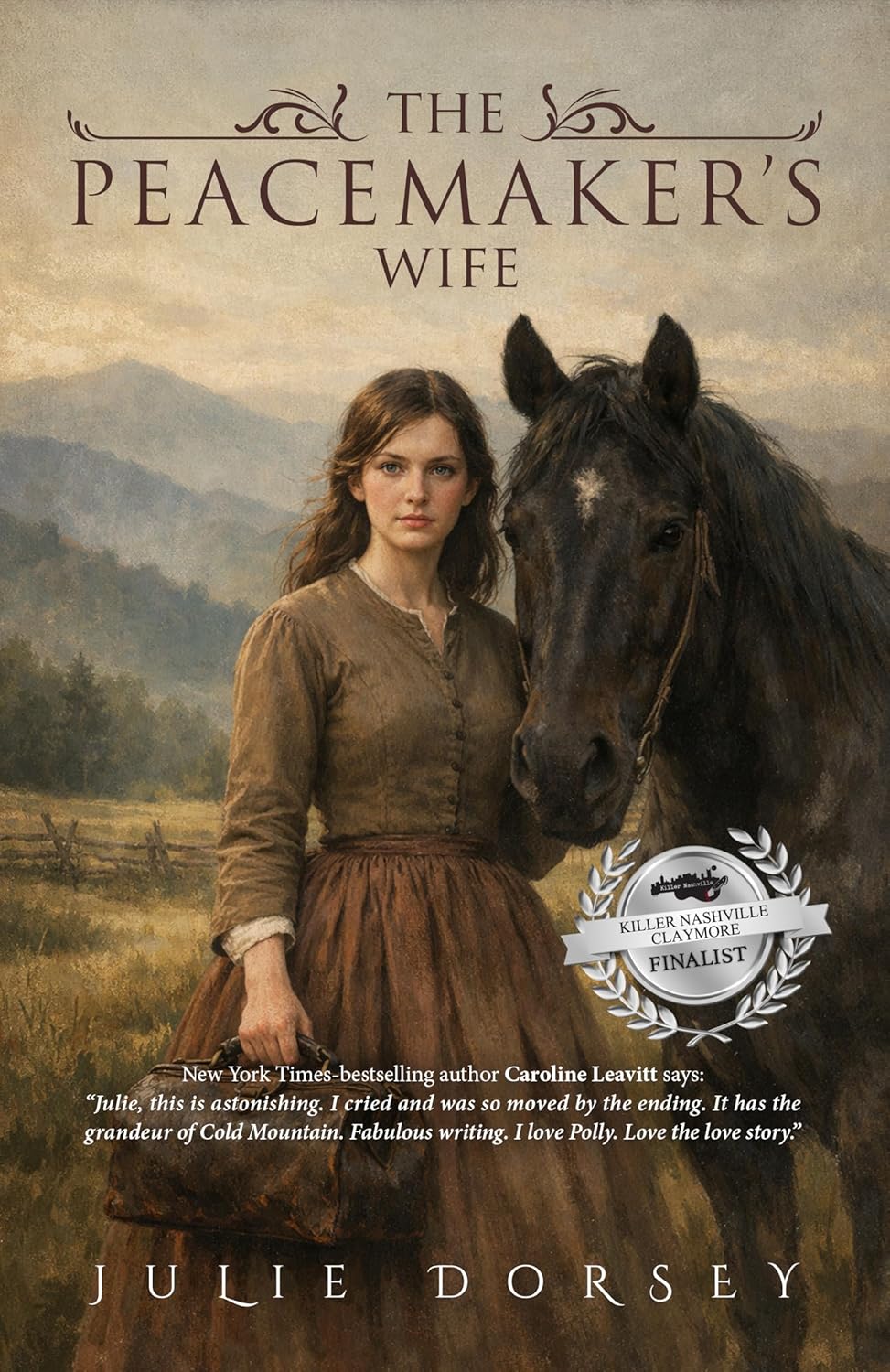 Romance mystère historique, La femme du pacificateur de Julie Dorsey est en direct !
